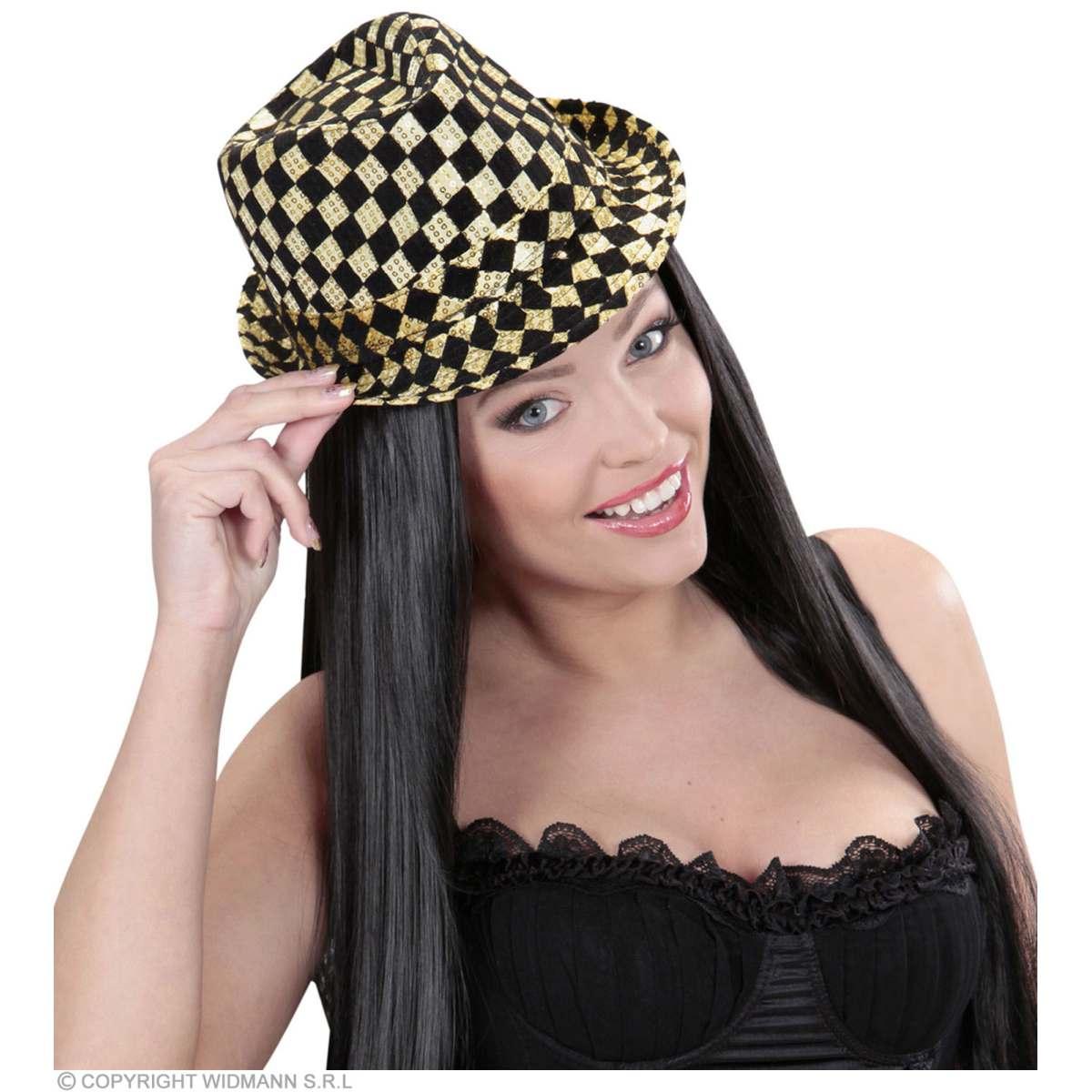 Cappello Borsalino Scacchi con Paillettes |Widmann