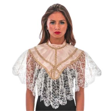 Mantellina Pizzo e Raso Beige |Carnival Toys