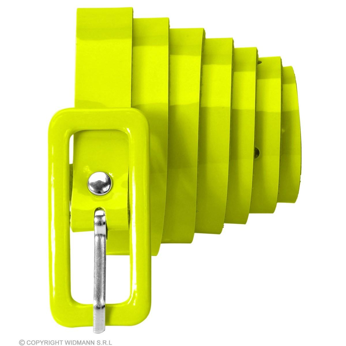 Cintura Vinile Giallo Fluo |Widmann