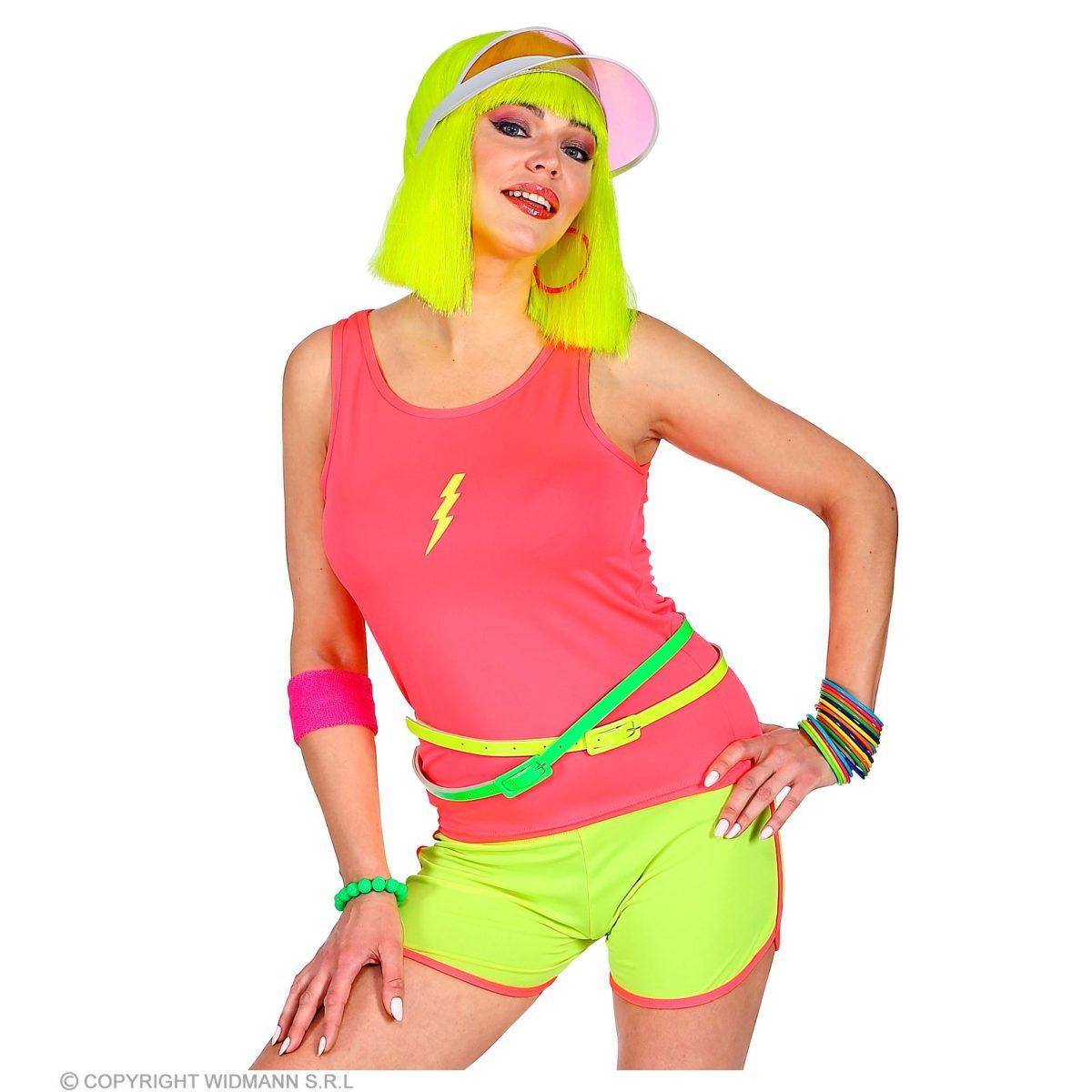 Cintura Vinile Giallo Fluo |Widmann