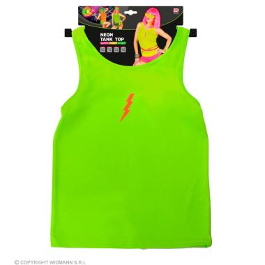 Canotta Verde Fluorescente Anni '80 |Widmann