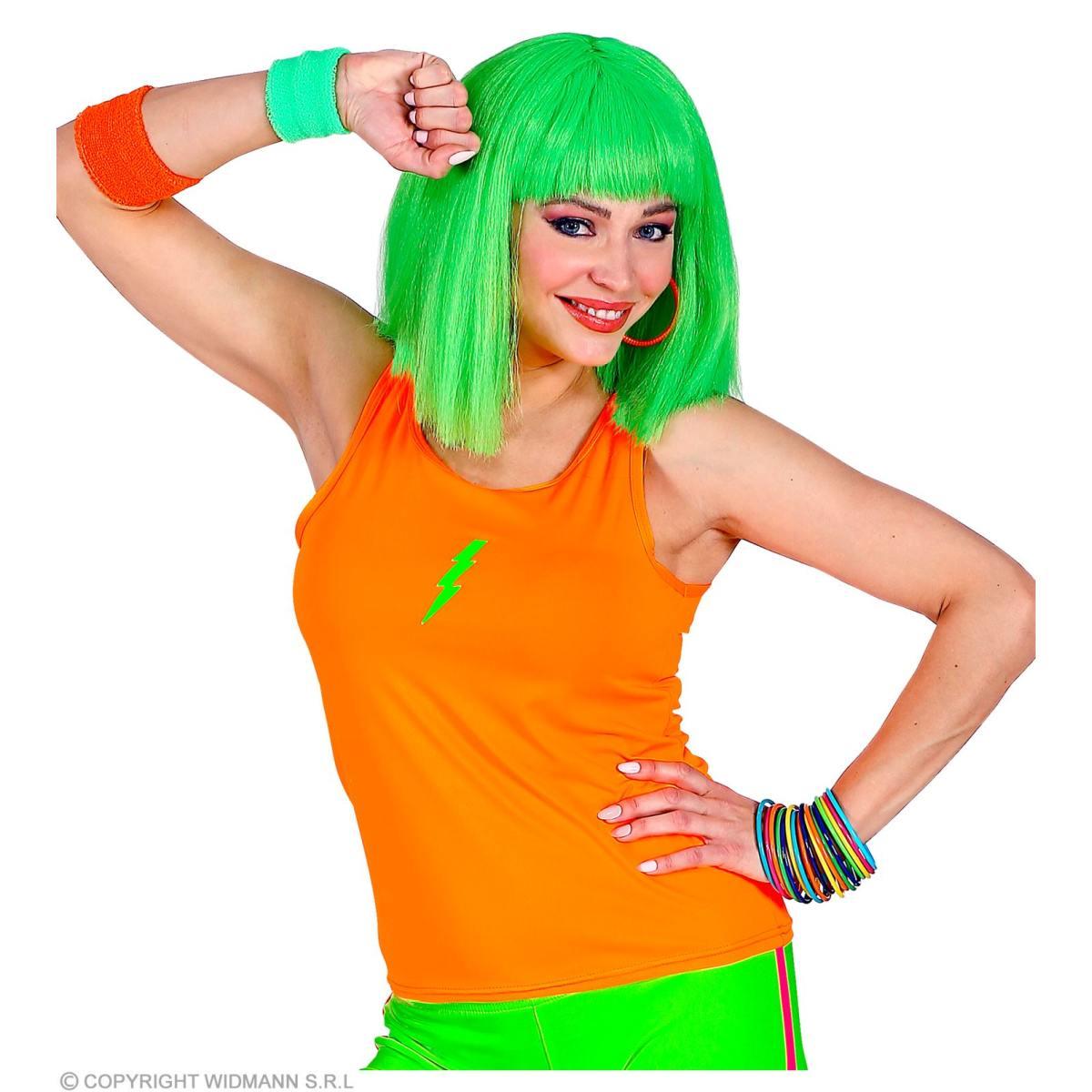 Canotta Arancione Fluorescente Anni '80 |Widmann