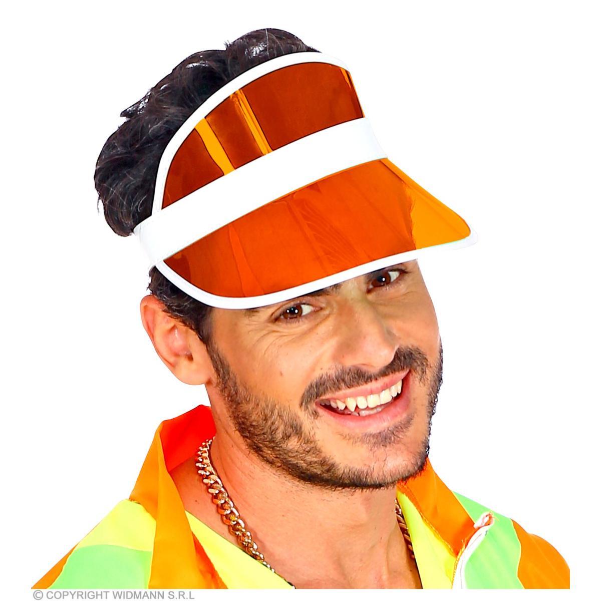 Visiera Arancione Anni '80 |Widmann