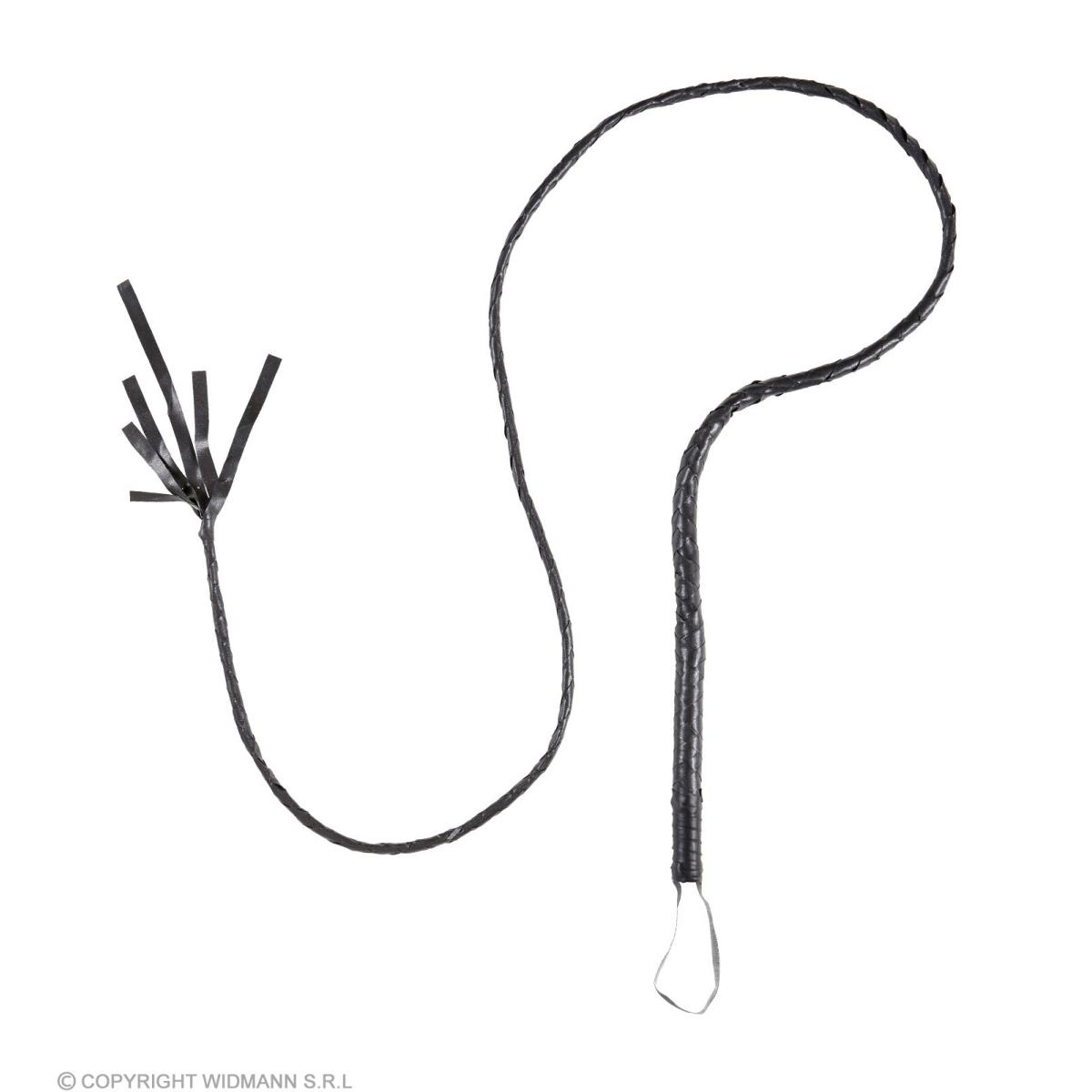 Frusta Ecopelle Nera cm.180 |Widmann