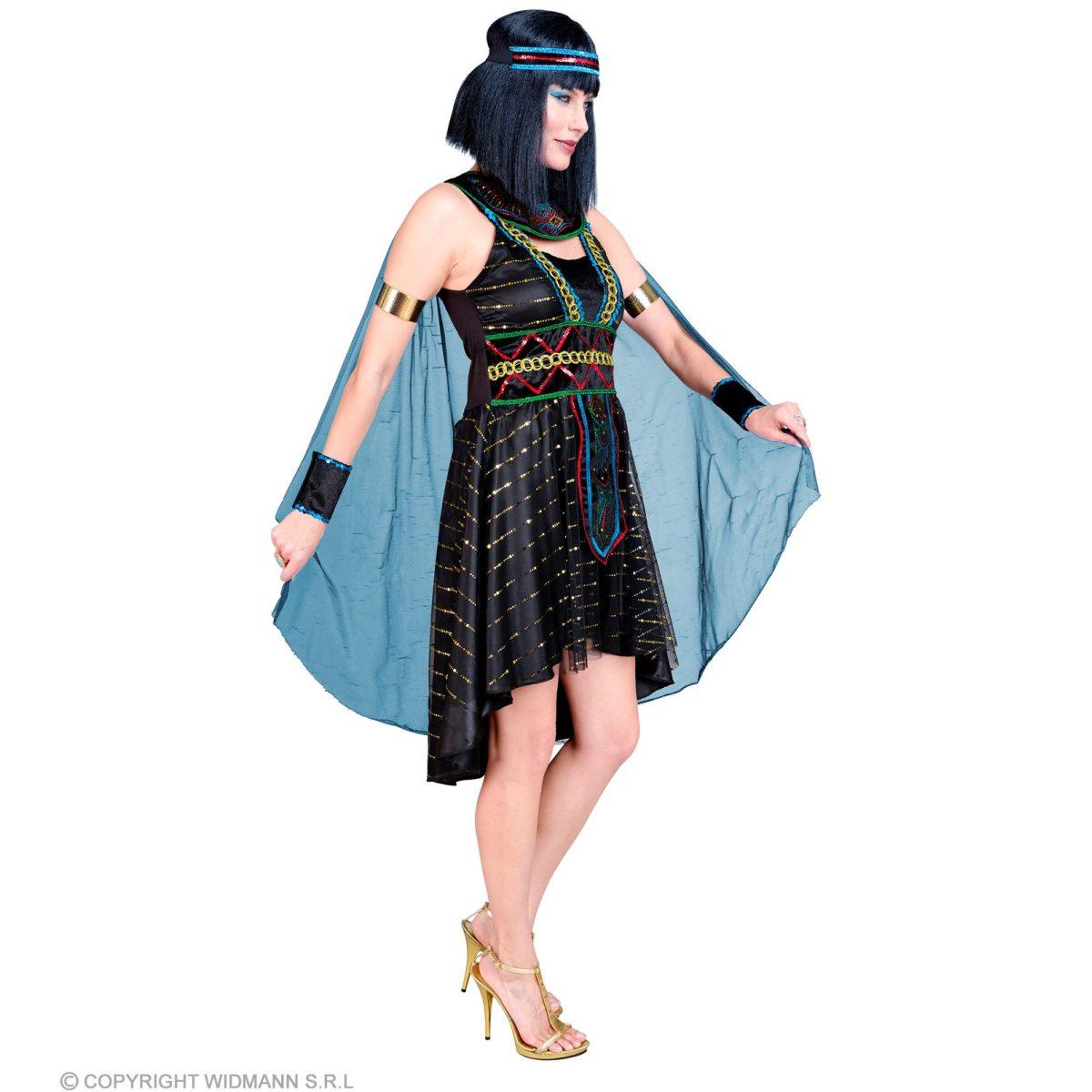 Costume Egiziana Regina Nera Oro |Widmann