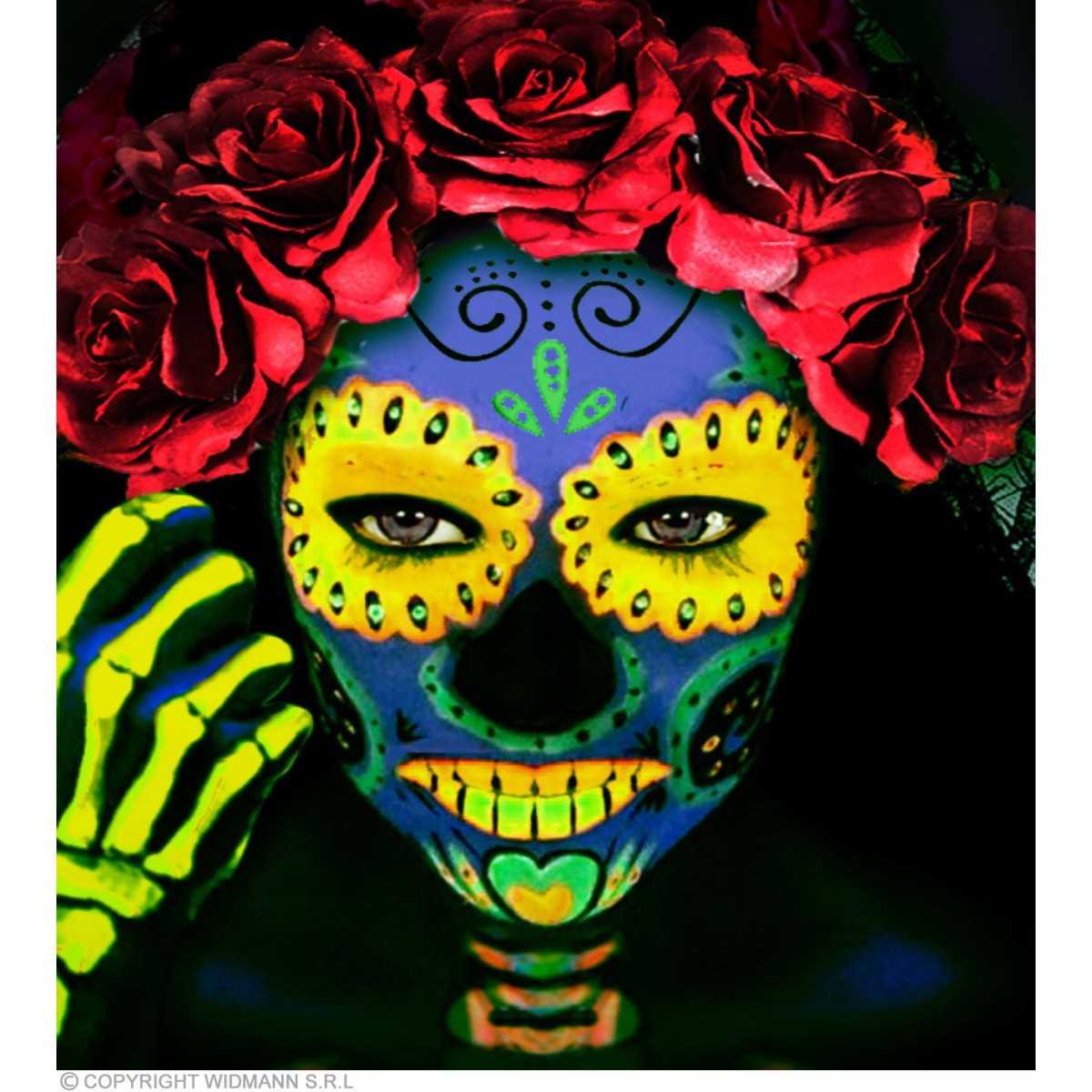 Trucco Crema Tubo Acqua Giallo Fluo ml.30 |Widmann