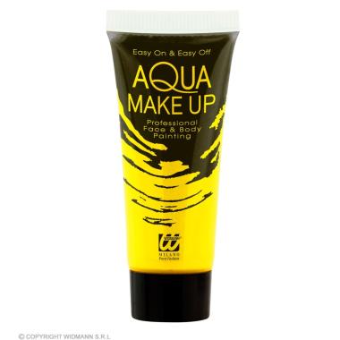 Trucco Crema Tubo Acqua Giallo Fluo ml.30 |Widmann
