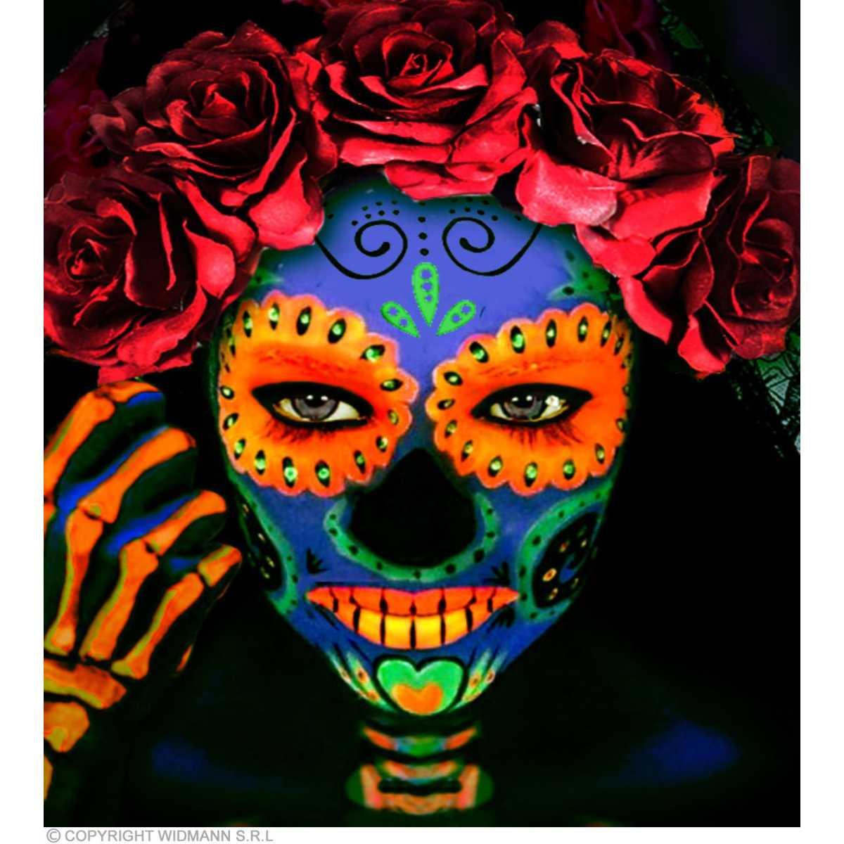 Trucco Crema Tubo Acqua Arancione Fluo ml.30 |Widmann