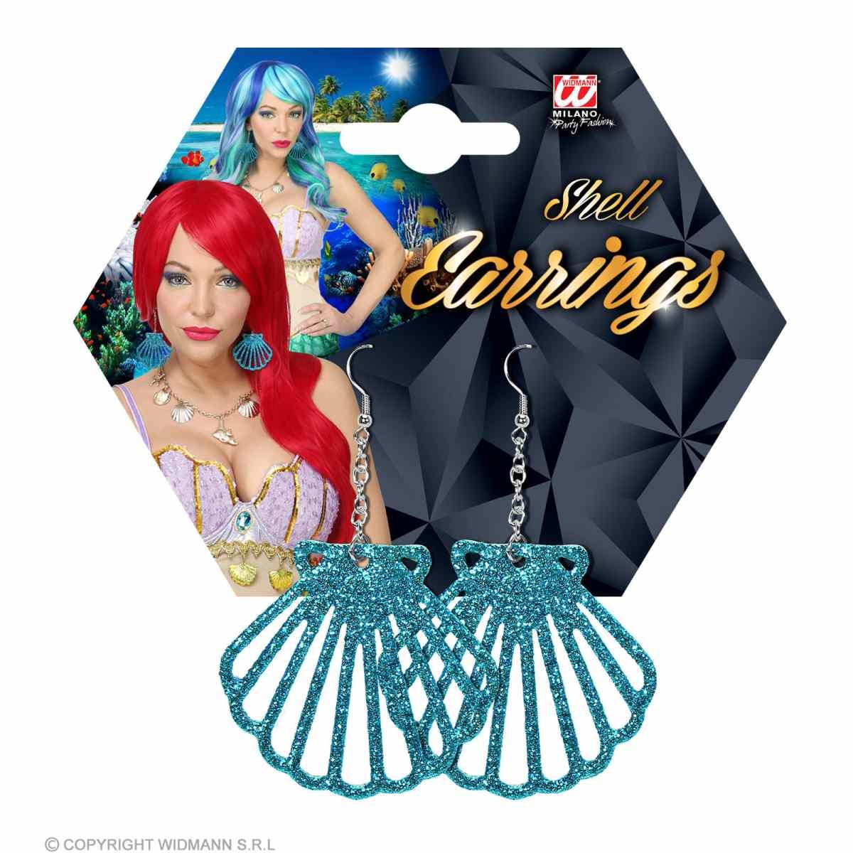 Orecchini Sirena Conchiglie Azzurre |Widmann
