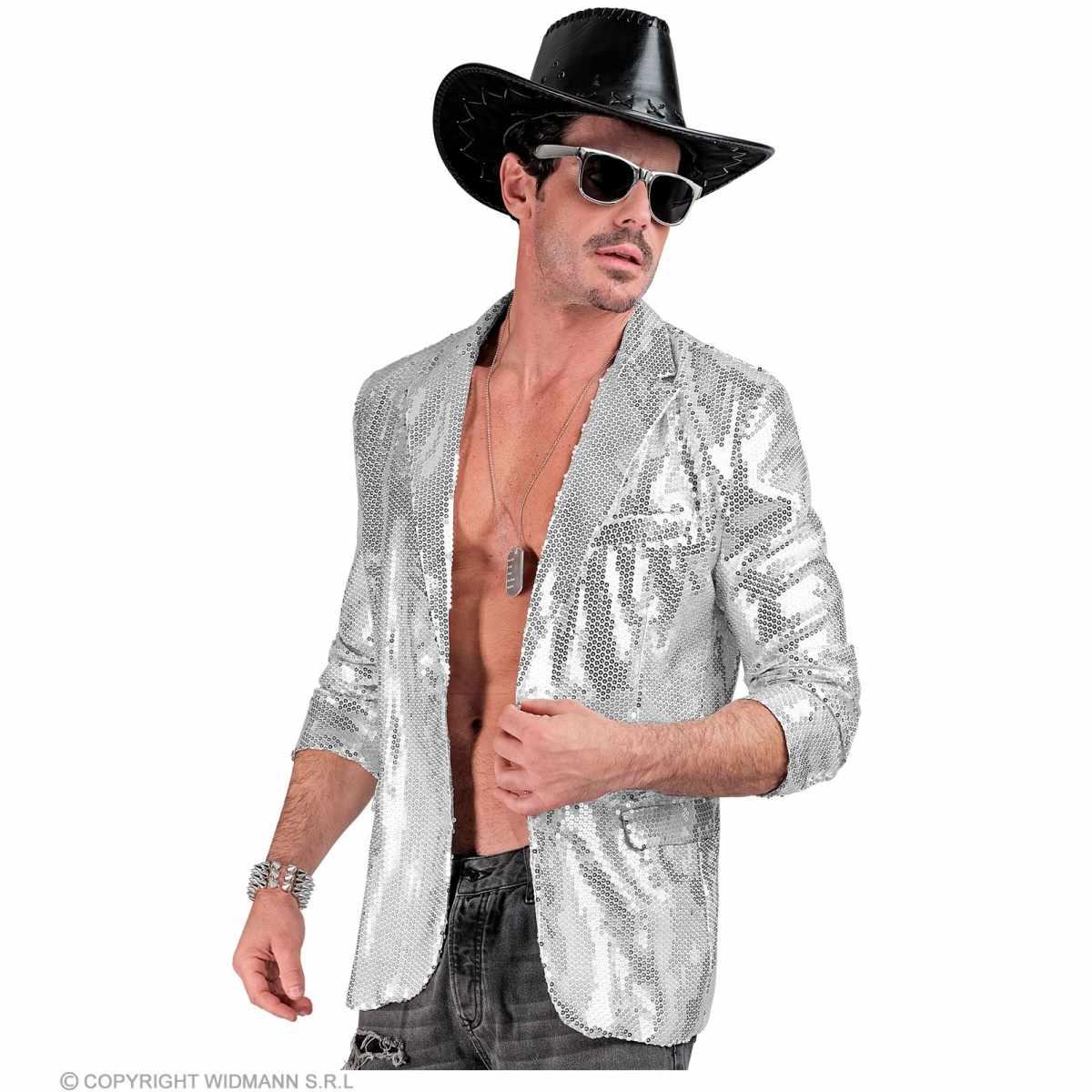 Giacca Argento Paillettes |Widmann