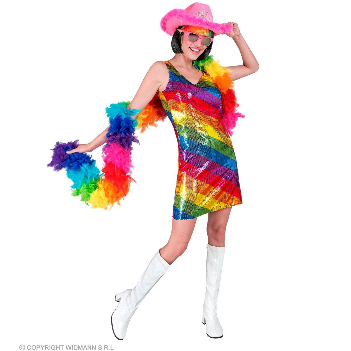 Costume Abito Party Arcobaleno Multicolor |Widmann