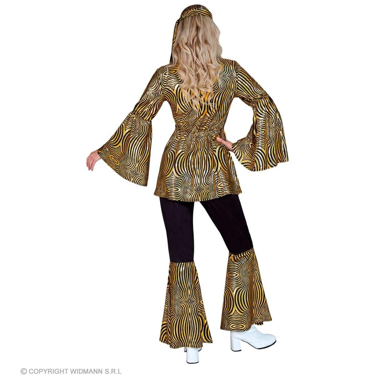 Costume Hippie Anni '70/'80 Oro |Widmann