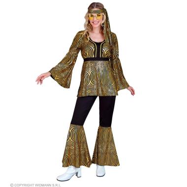 Costume Hippie Anni '70/'80 Oro |Widmann