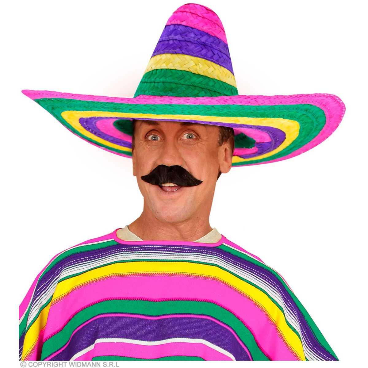 Cappello Sombrero cm.Ø50 Paglia Color |Widmann