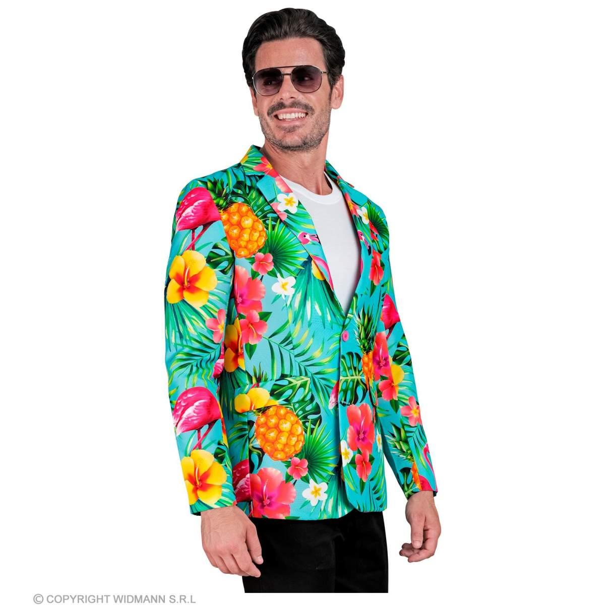 Giacca Flamingo Azzurra Fluo |Widmann