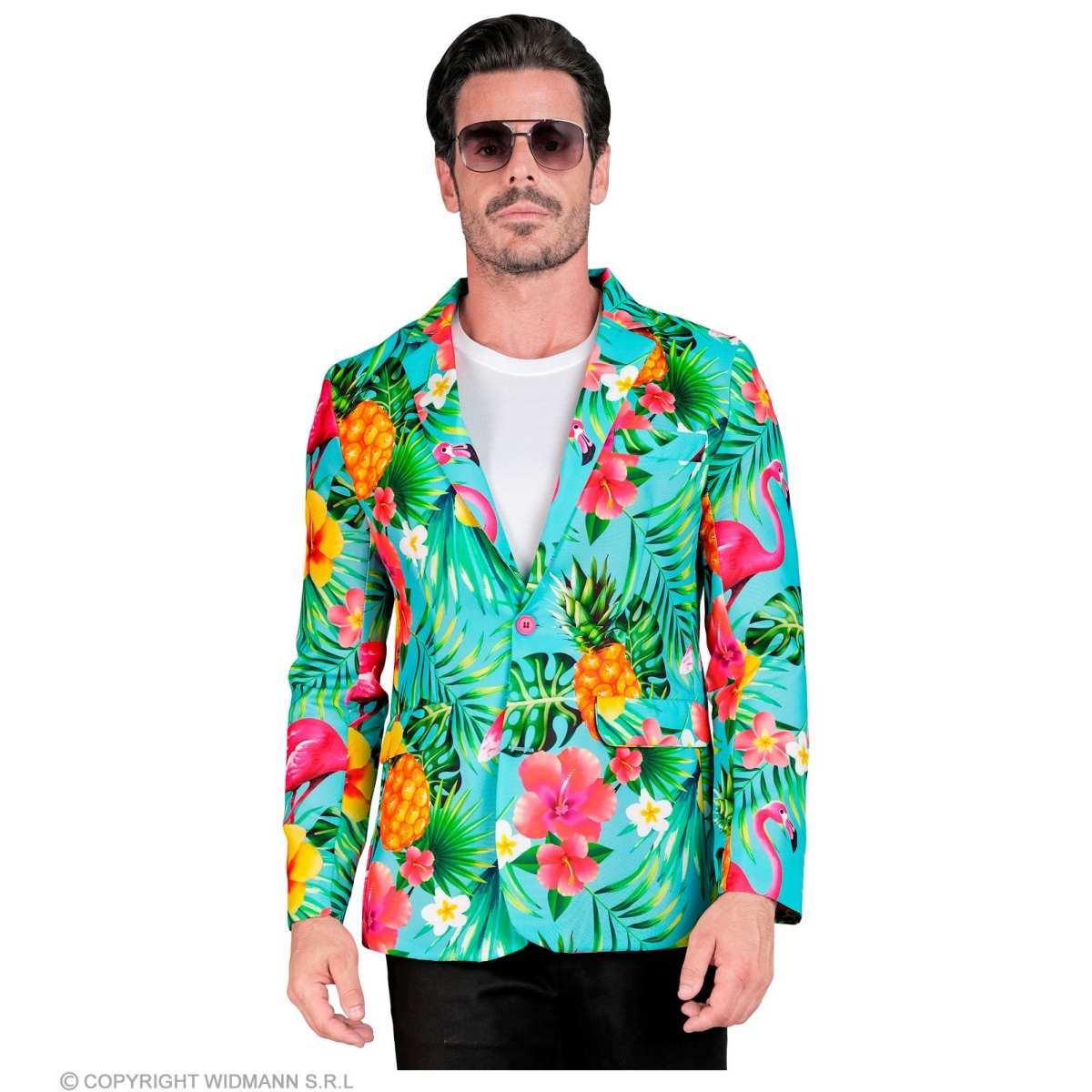 Giacca Flamingo Azzurra Fluo |Widmann