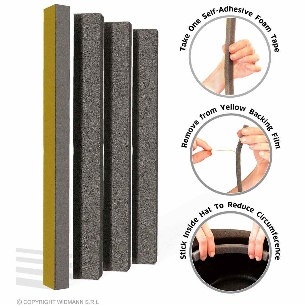 Riduzione Circonferenza Cappelli Adesivi Set pz.4 |Widmann