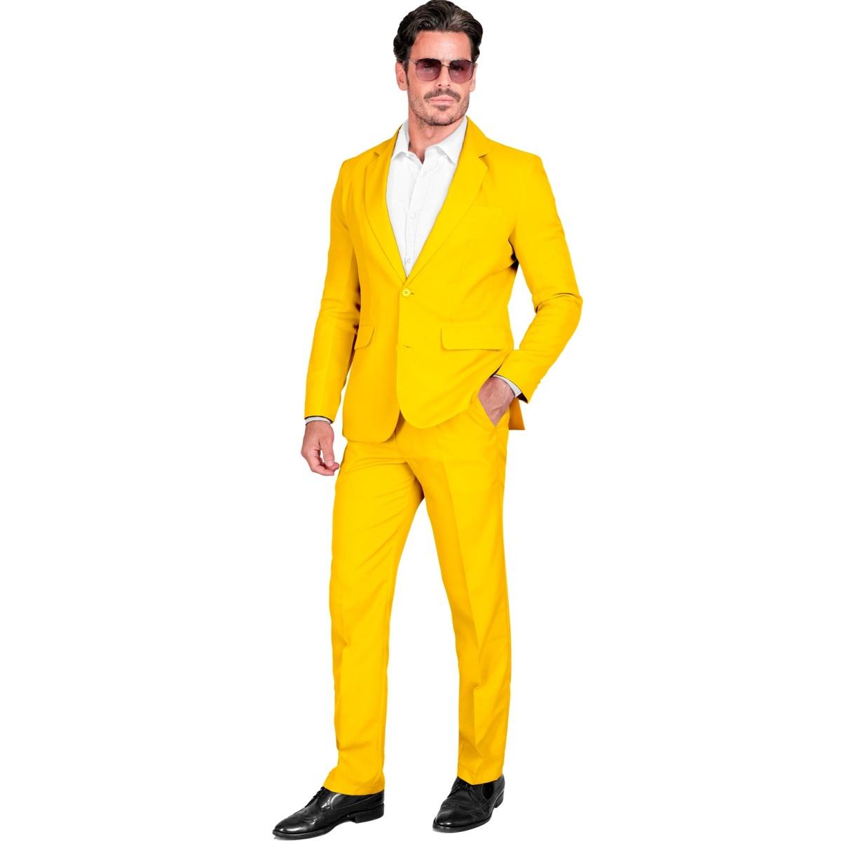 Costume Completo Party Disco Giallo |Widmann