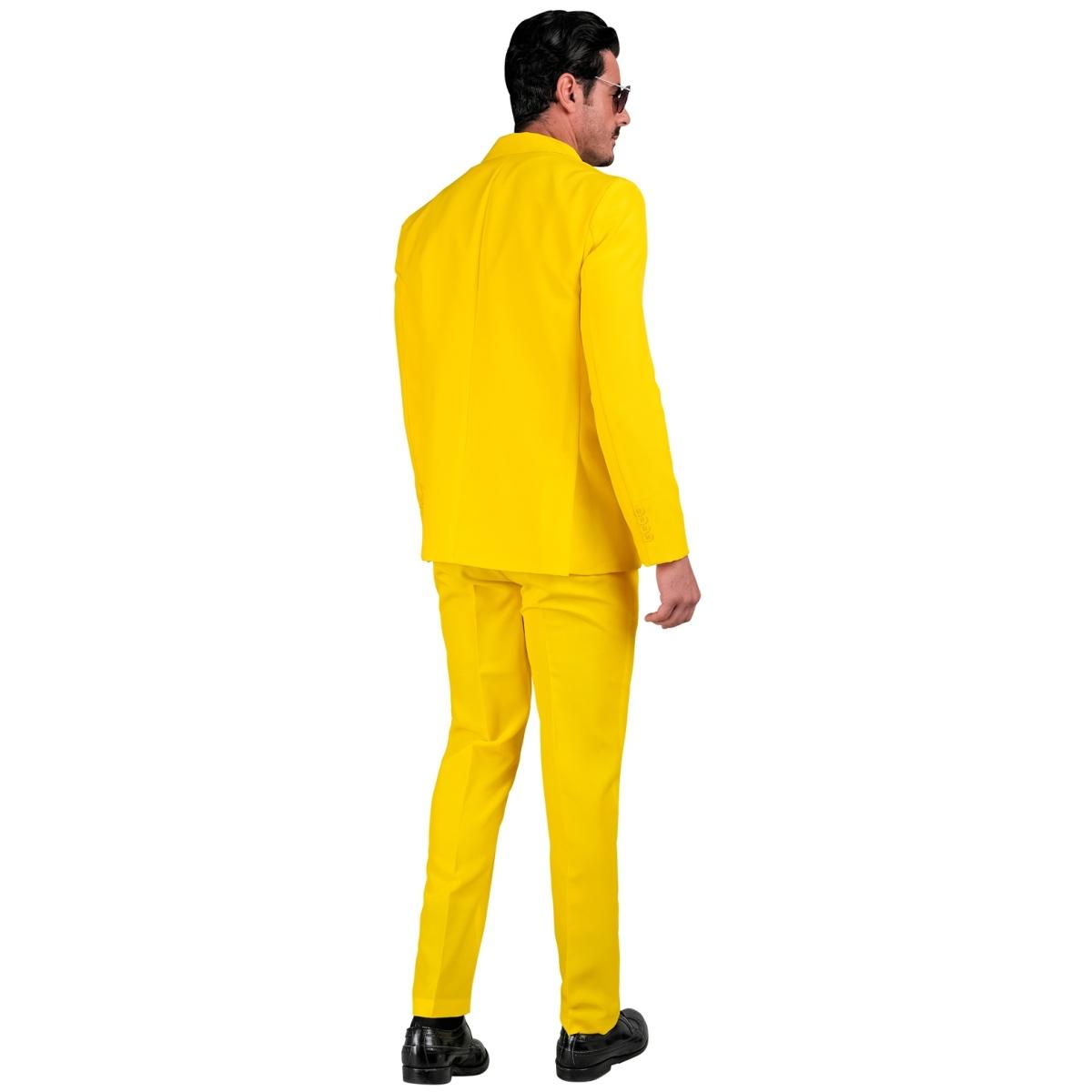 Costume Completo Party Disco Giallo |Widmann