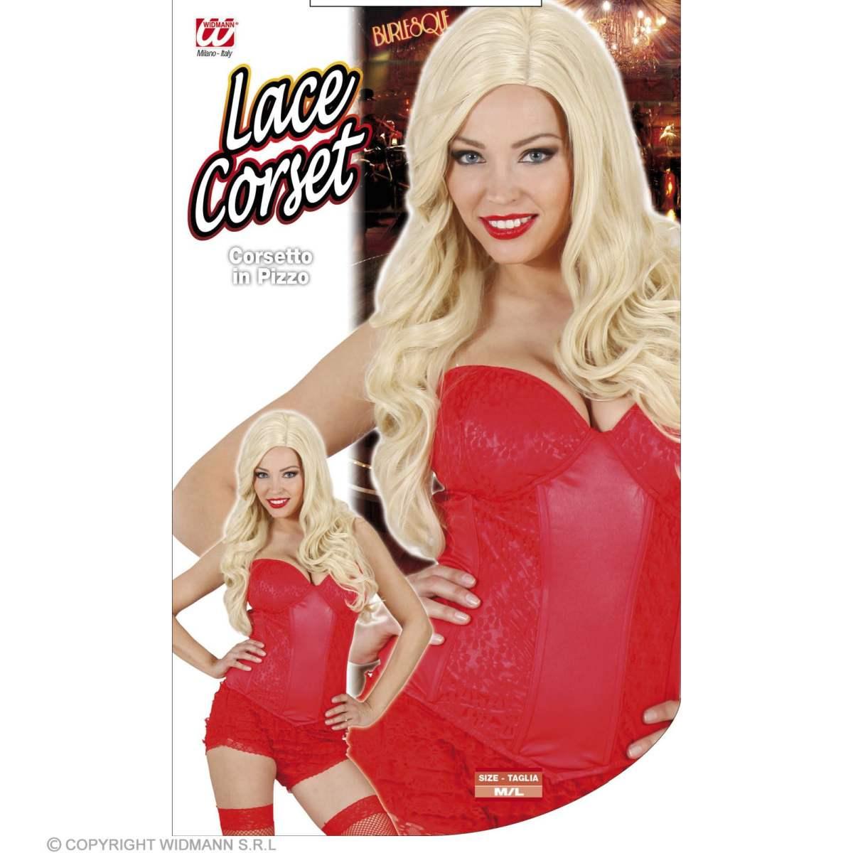 Bustino Corpetto Rosso con Pizzo |Widmann