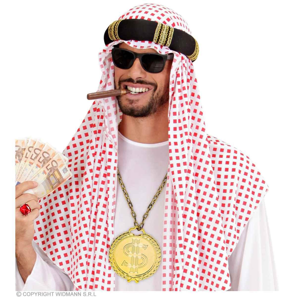 Collana Metallo Dollaro Oro cm.58 |Widmann