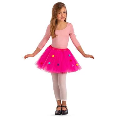 Gonna cm.30 Fucsia Tulle Pois |Carnival Toys