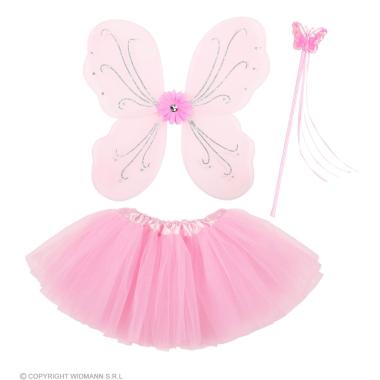 Farfalla Rosa Set pz.3 |Widmann