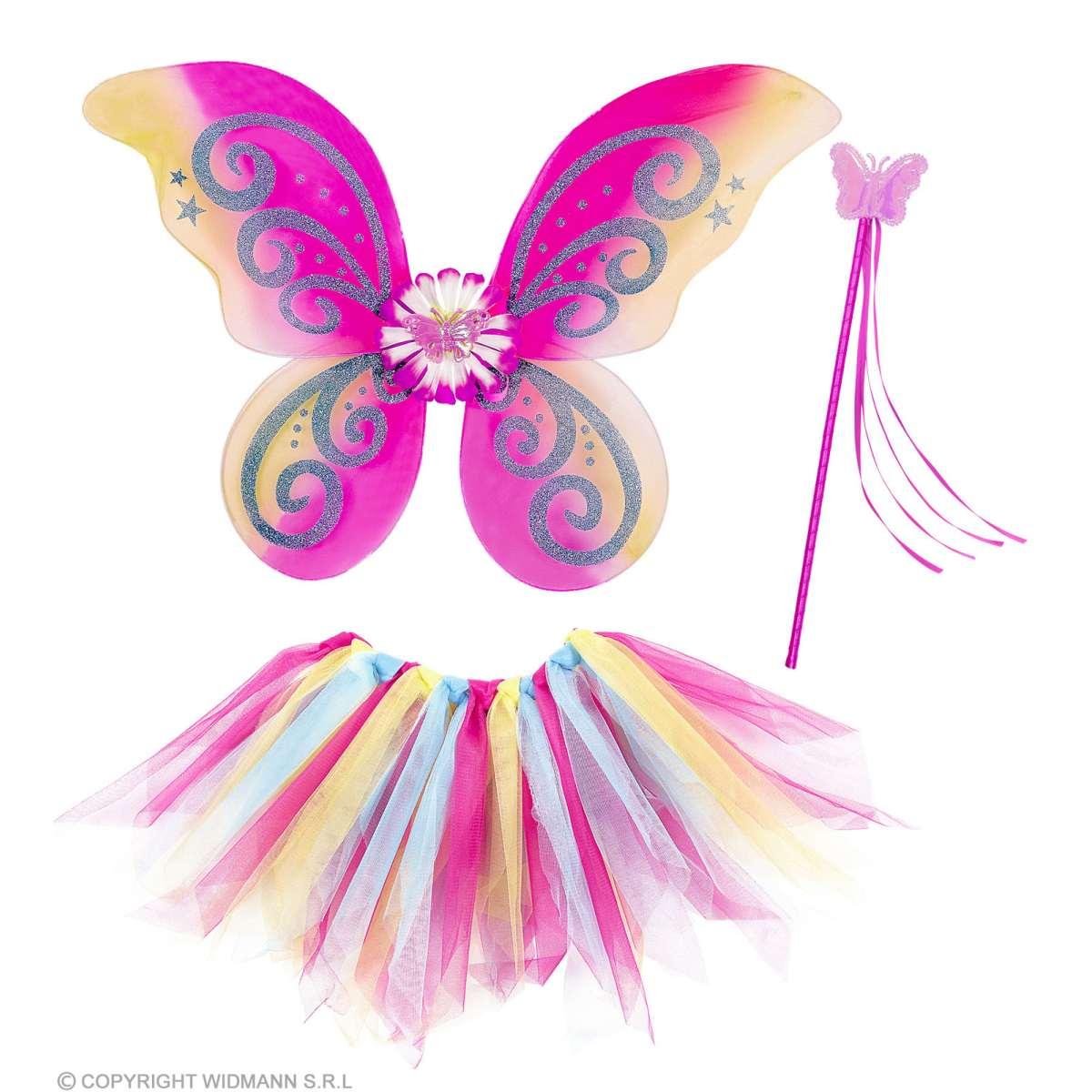 Farfalla Multicolor Set pz.3 |Widmann