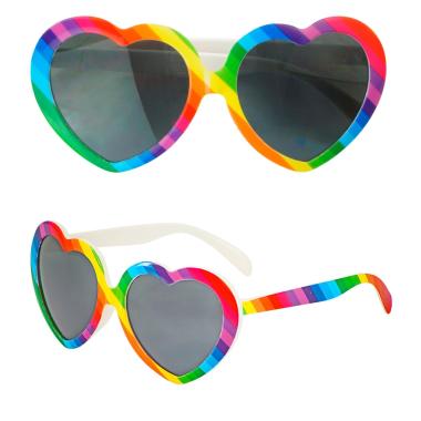 Occhiali Cuore Arcobaleno |Widmann