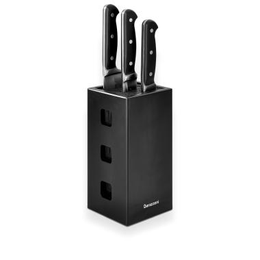 Ceppo Porta Coltelli Legno Nero (coltelli esclusi) | Barazzoni