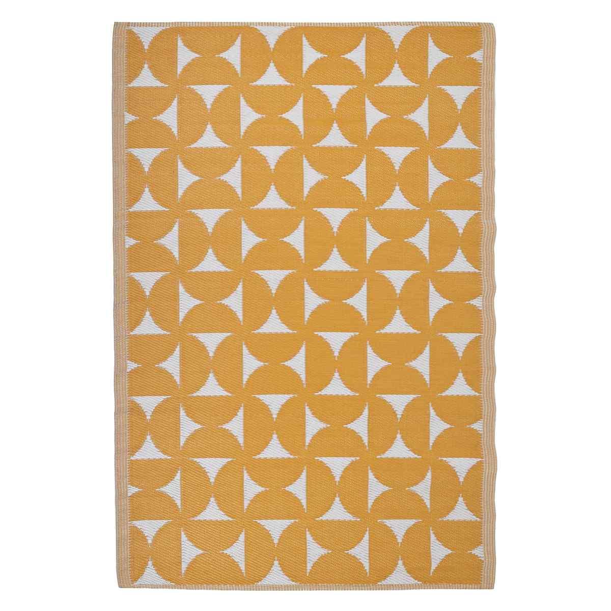 Tappeto cm.160x230 Idy Giallo e Bianco | Bizzotto
