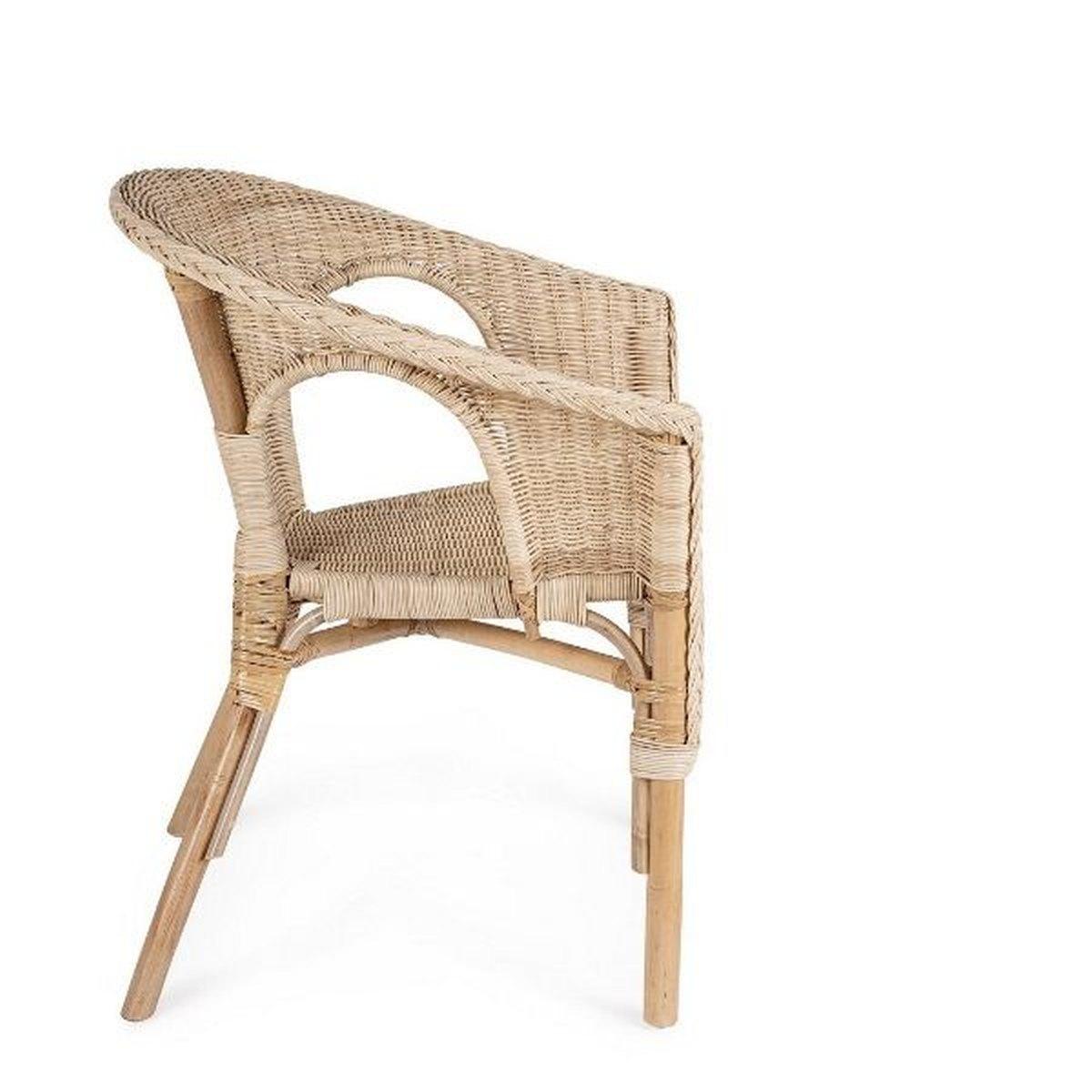 Poltrona Rattan Alliss senza Cuscino cm.74 | Bizzotto