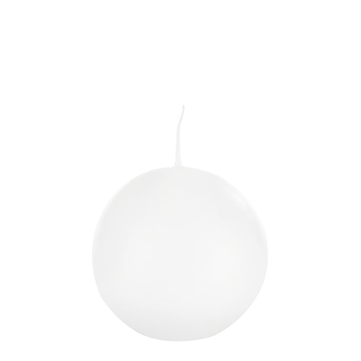 Candela cm.Ø7 Sfera Bianca |Bizzotto