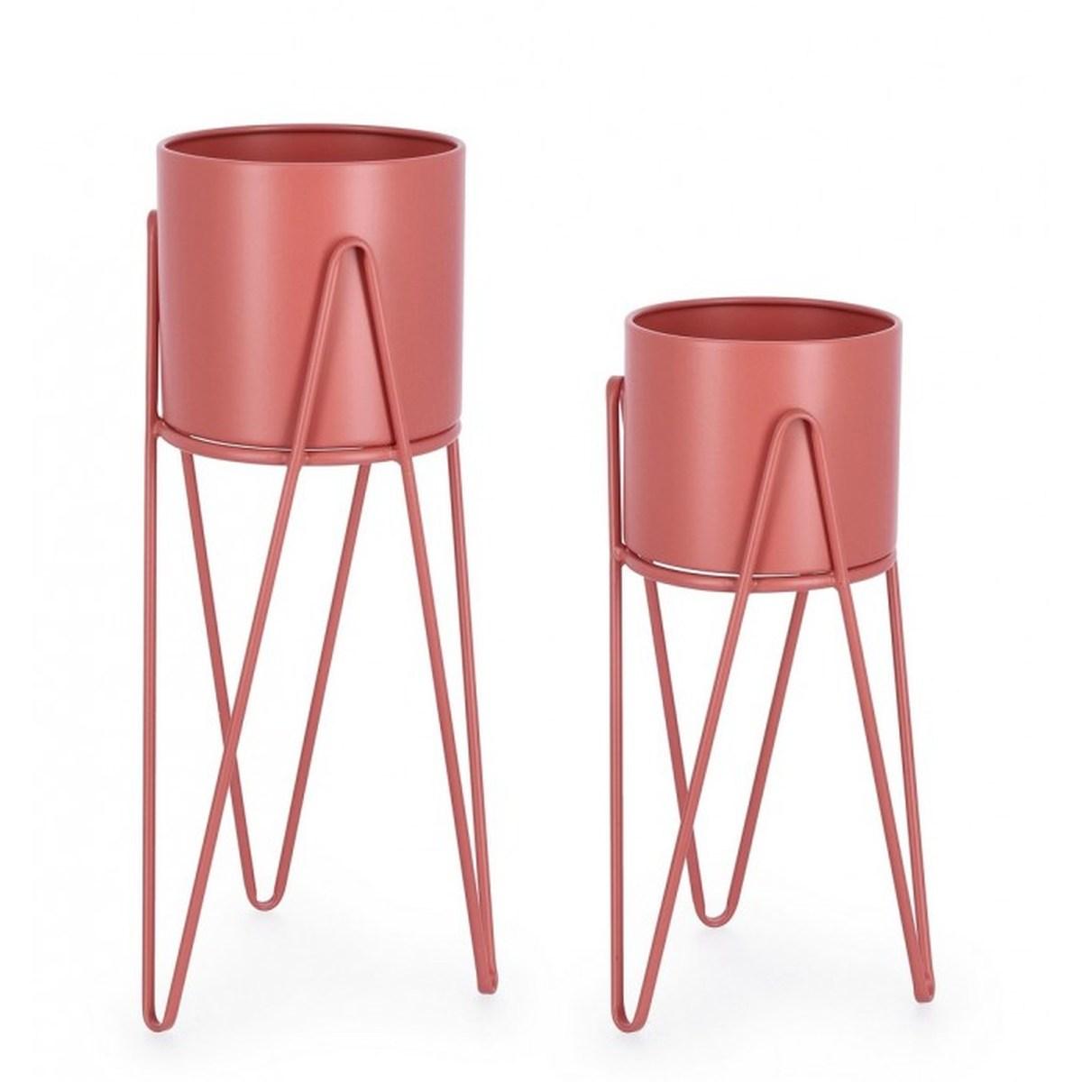 Portavaso Madelyn Tondo Salmone cm.ÃƒÂ˜21,5x46 | Bizzotto