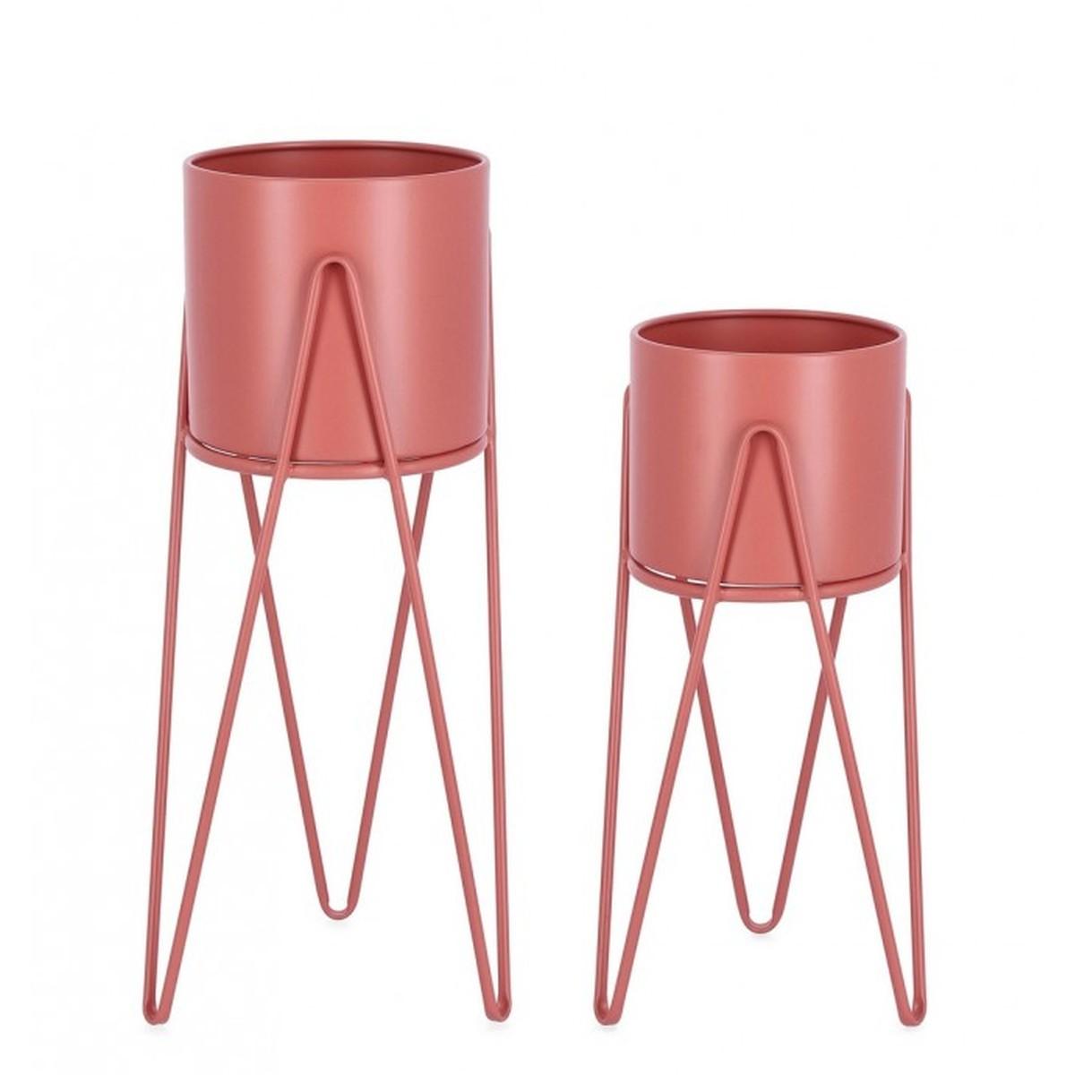 Portavaso Madelyn Tondo Salmone cm.ÃƒÂ˜21,5x46 | Bizzotto