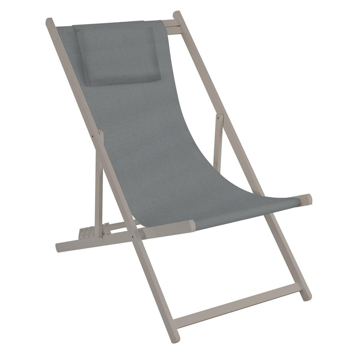 Sdraio Alluminio Circe Tortora | Re Garden