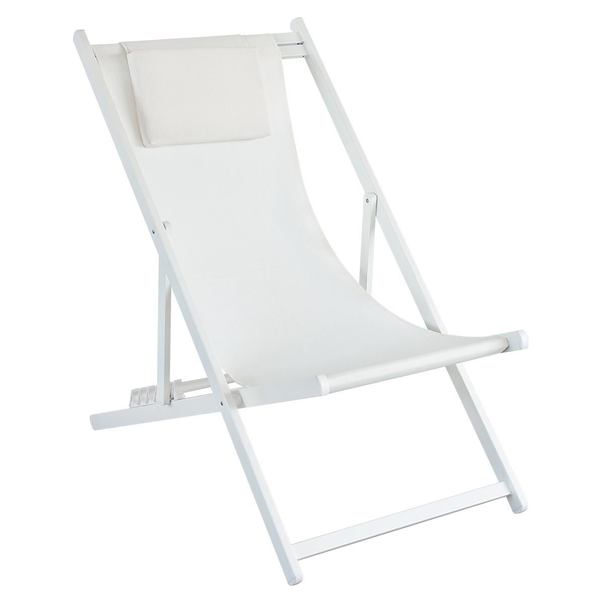 Sdraio Alluminio Circe Bianca | Re Garden