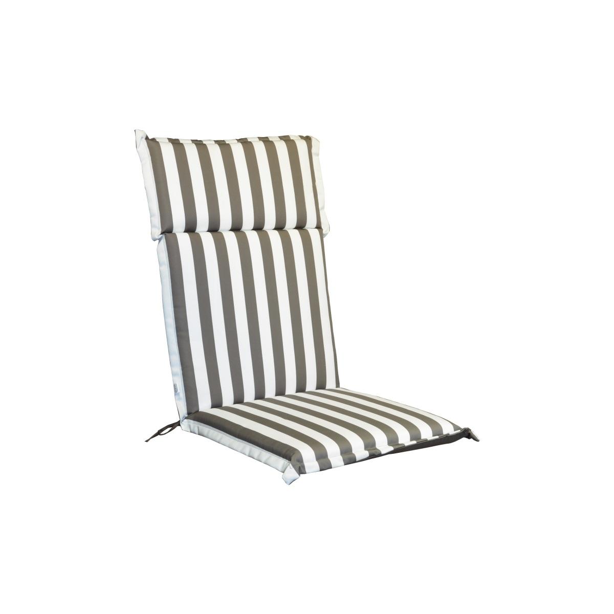 Cuscino Poltrona Alta 46x114 Dune Tortora | Re Garden