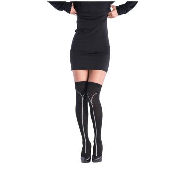 Collant Nere con Cerniera Stampata |Carnival Toys