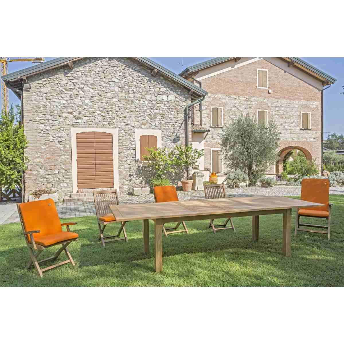 Tavolo Legno Giorgia Allungabile cm.150/200x100x75 | Re Garden