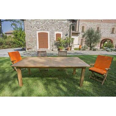 Tavolo Legno Giorgia Allungabile cm.150/200x100x75 | Re Garden