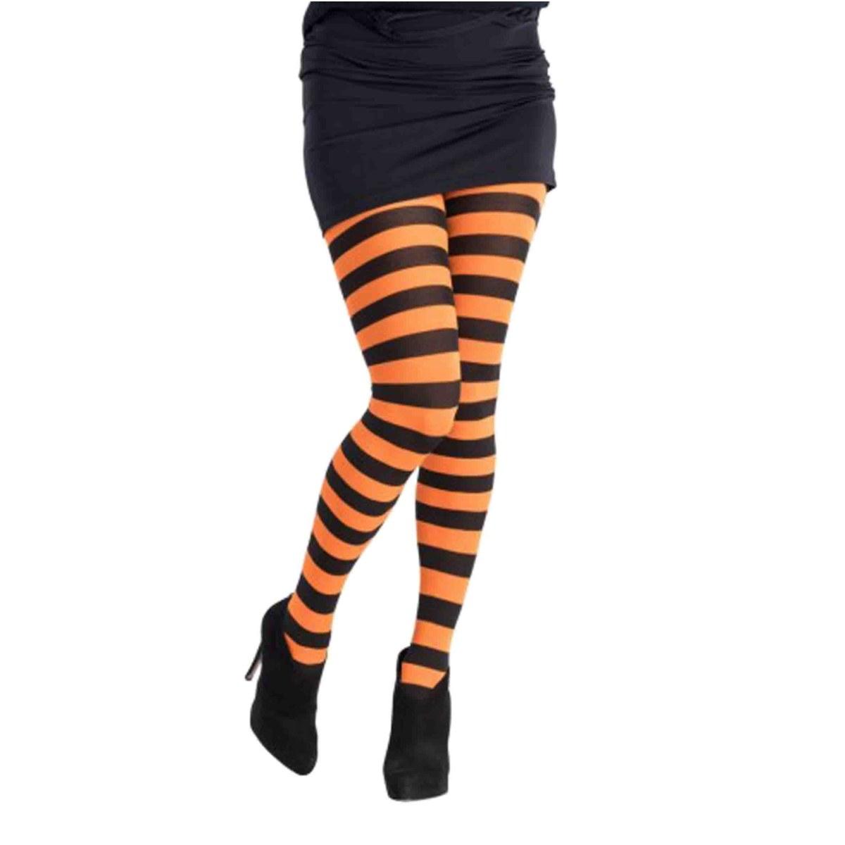 Collant a Righe Nere e Arancioni |Carnival Toys