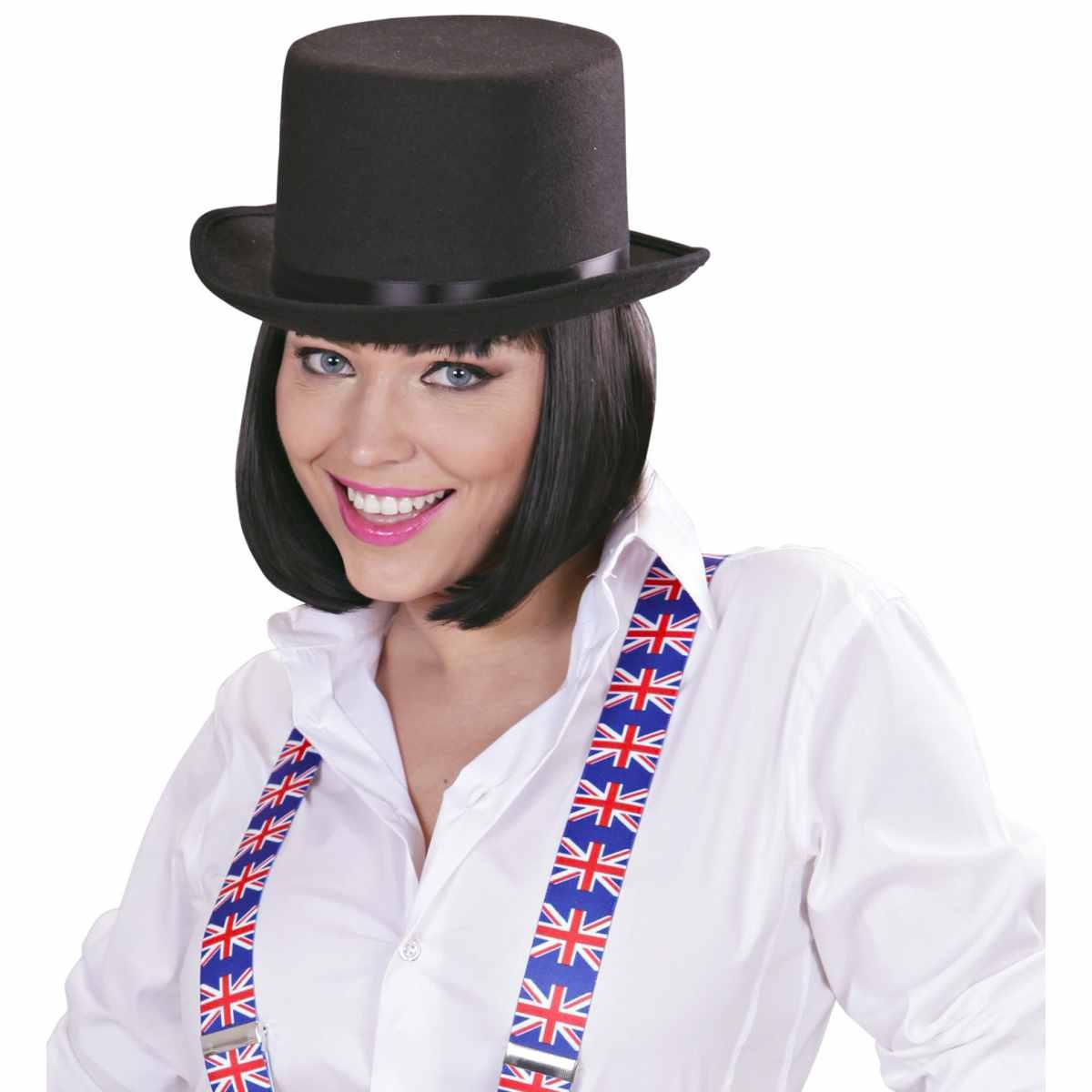 Cappello Cilindro Nero Feltro Spesso |Widmann