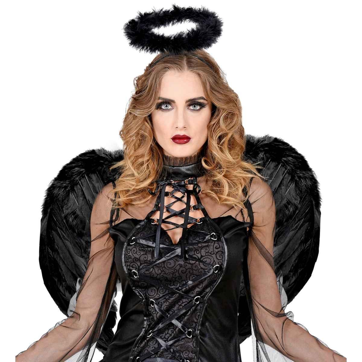 Ali Piumate Nere cm.50x40 |Widmann