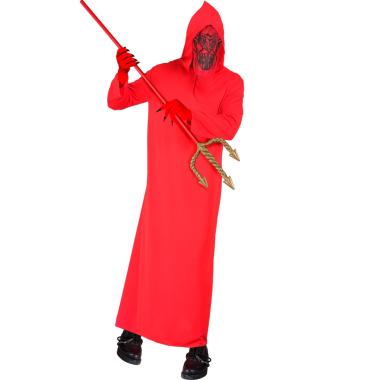 Costume Diavolo Rosso con Cappuccio |Widmann