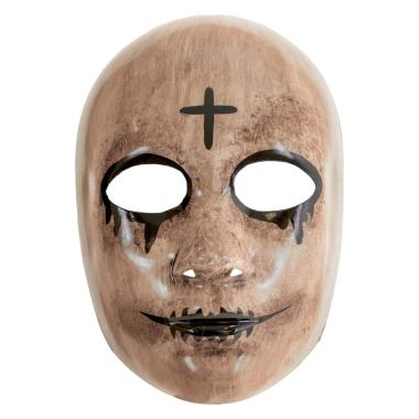 Maschera Viso PVC Horror Commedia dell'Arte Fantasma |Widmann