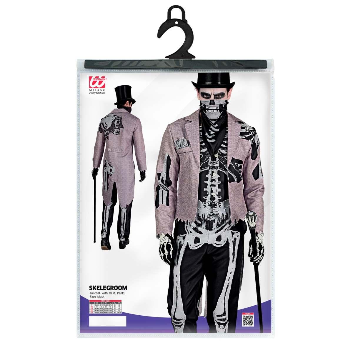 Costume Scheletro con Frac |Widmann