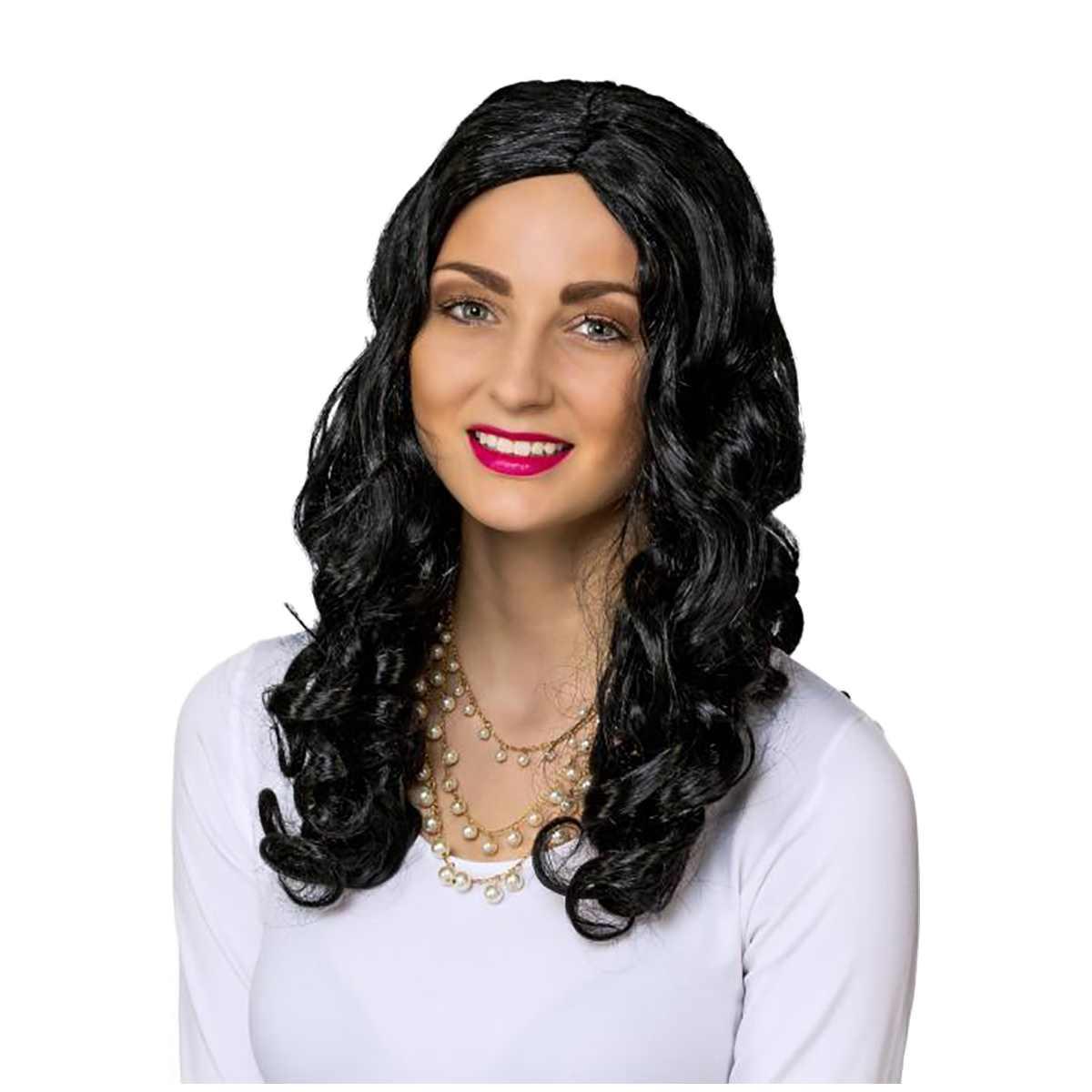 Parrucca Nera Riccia |Orlob