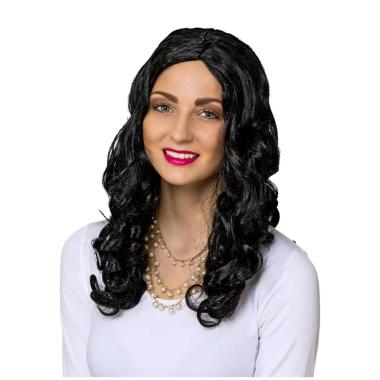 Parrucca Nera Riccia |Orlob