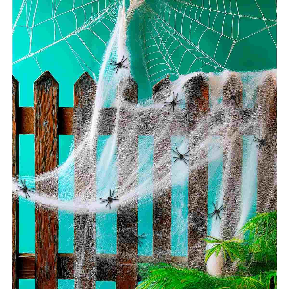 Ragnatela Bianca con Ragni gr.200 |Widmann